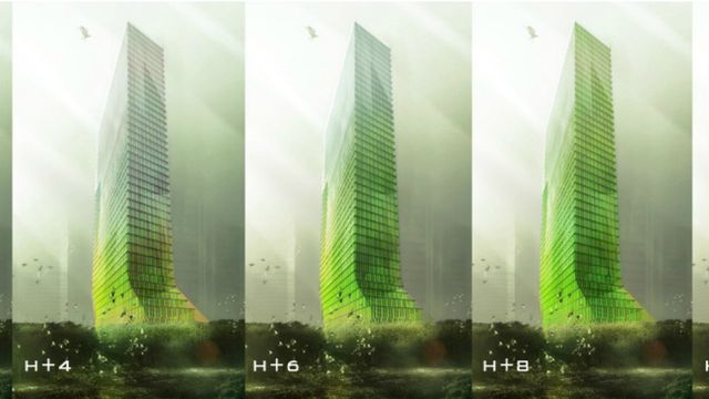 Alger i fasaden kan halvere energibehovet i bygg