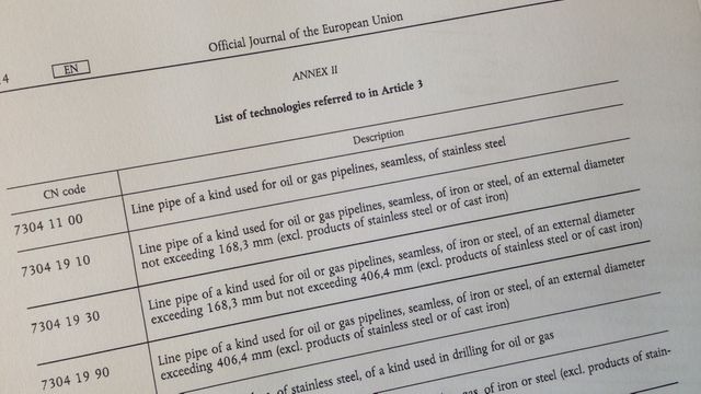 Dette er EUs svært spesifikke sanksjonsliste mot Russland