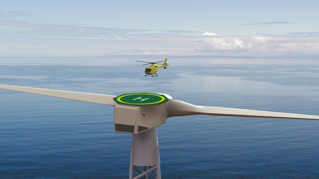 Vil presse ned havvindprisene - tester tobladet turbin