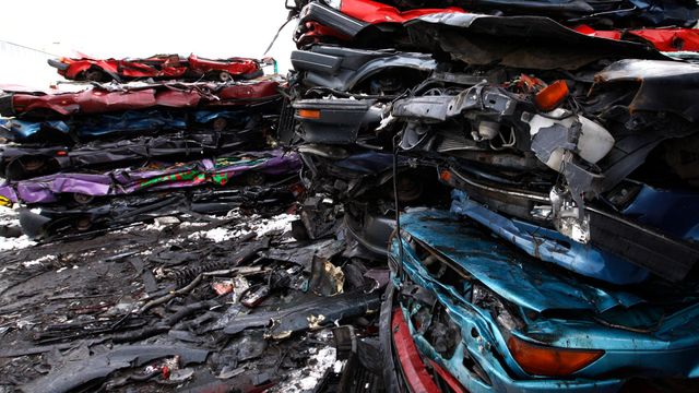 Norge må eksportere bilsøppel til utlandet