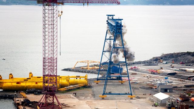 Kværner skulle sprenge Goliat. Det gikk ikke så bra