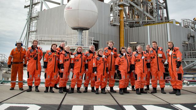 Her er energi- og miljøkomiteen på Utsirahøyden