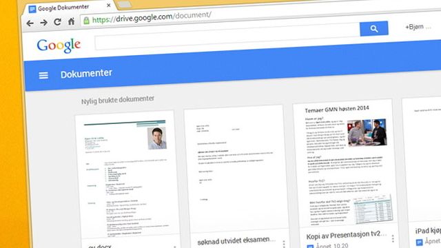 Google pusser opp Docs