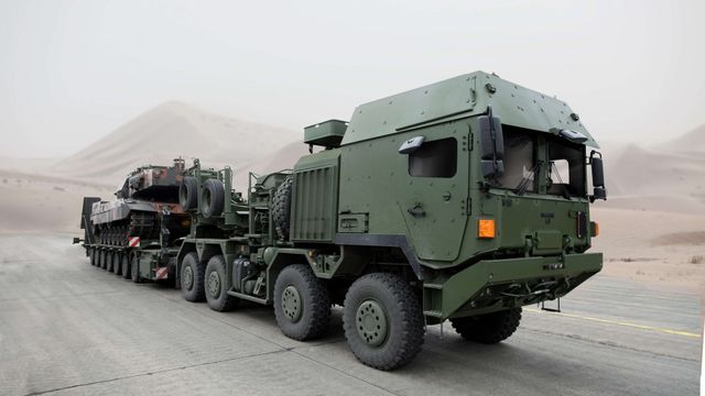 Forsvarets nye vogntog kan veie 122 tonn