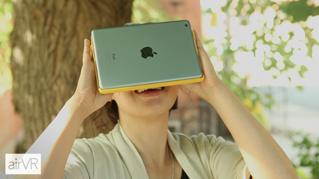 Gir deg virtual reality med iPaden klistret til fjeset