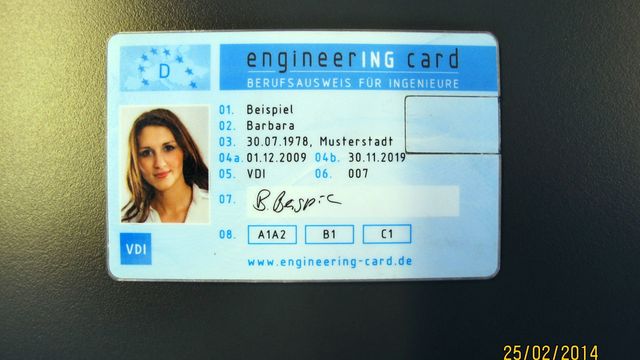 Dette ingeniørkortet kvalifiserer til jobb i hele Europa