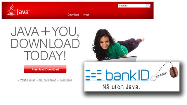 Den første banken er klar med Java-fri innlogging