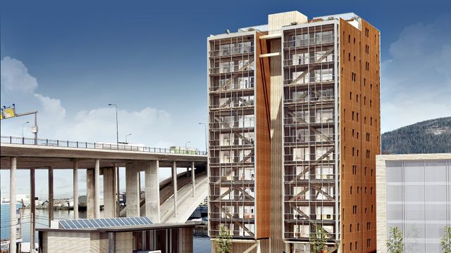 Bergen får verdens høyeste trebygg