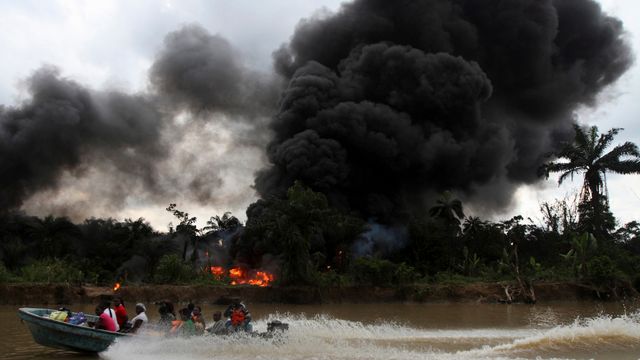 Tyver stikker av med en femdel av Nigerias oljeproduksjon