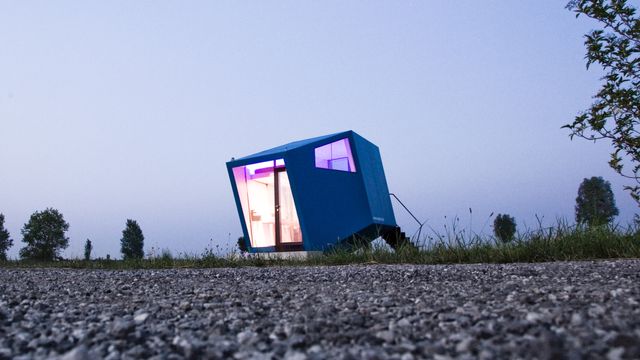 Denne hytta kan du ta med på tur