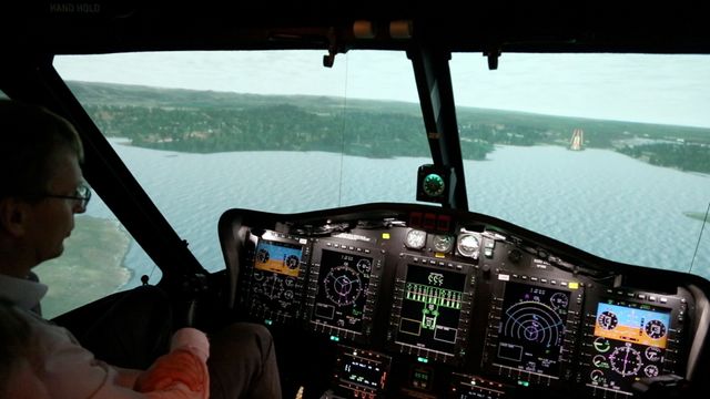 Norske offshore-flygere får simulator-glis til 180 millioner