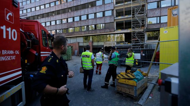 To skadd da betonggulv raste på Aker Brygge