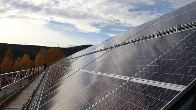 Statsbygg snart klar med Norges største solcelleanlegg