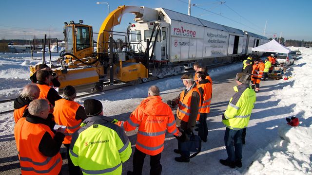 Verdens største snøsmelter redder svenskene fra togkaos