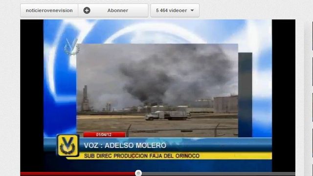 Eksplosjon ved Venezuela-raffineri