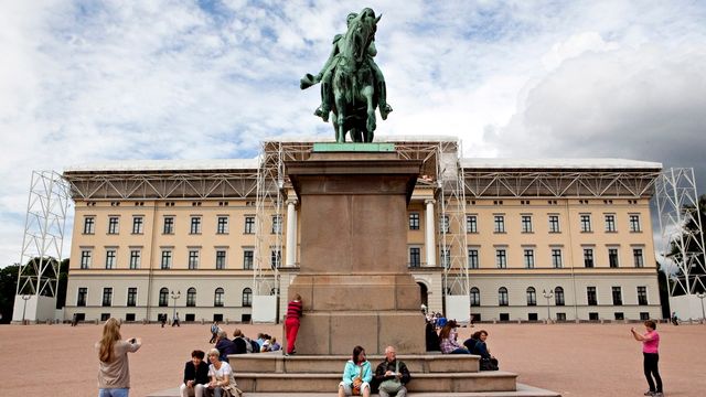 Slottsplassen full av miljøgift