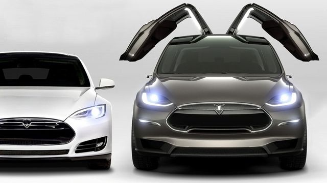 Tesla-SUV får falkevinger