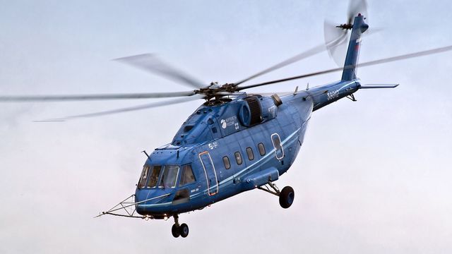 Russisk helikopter satte høyderekord