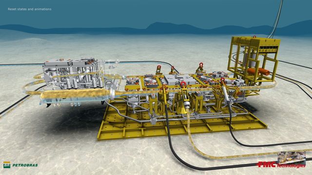 Skiller vann fra tungolje på havbunnen