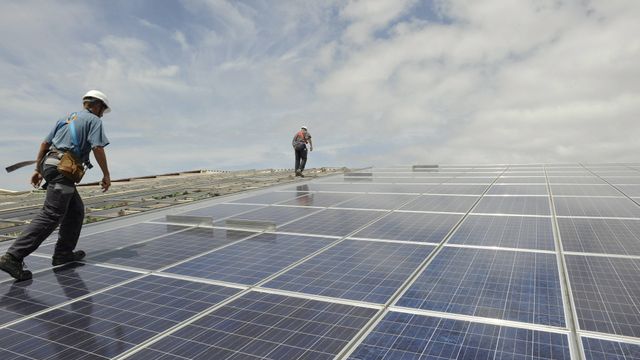 Solkraft dekket halvparten av Tysklands energibehov