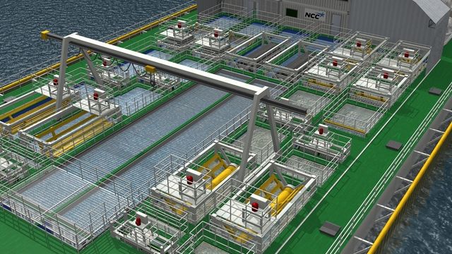 Oslosnøen går rett i havet