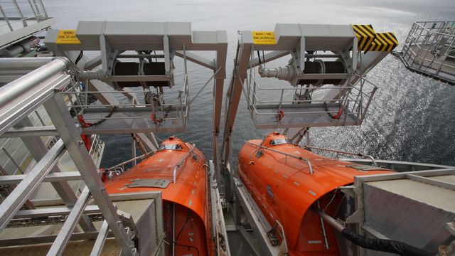 Oljeindustrien rister på hodet av nye livbåtregler