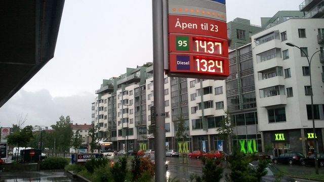 Bensinprisen kan falle