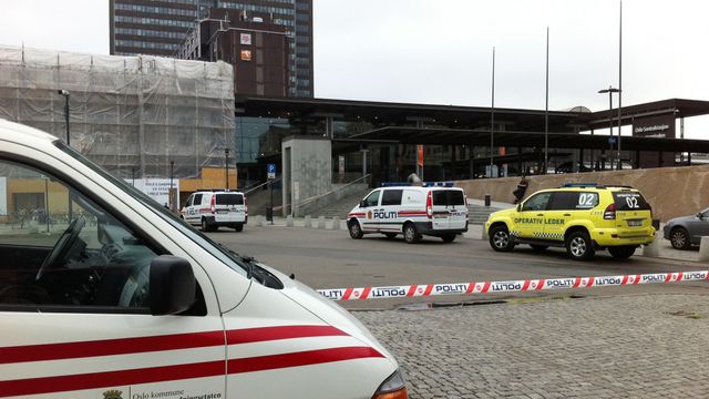 Bombealarm avblåst på Oslo S