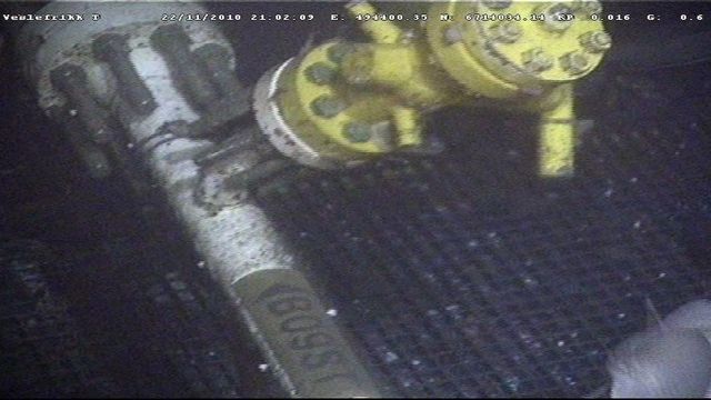 Veslefrikk skadet av fiske