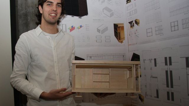 Studenter med passivhus