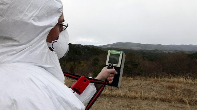 Nordmann måler høy stråling i Japan
