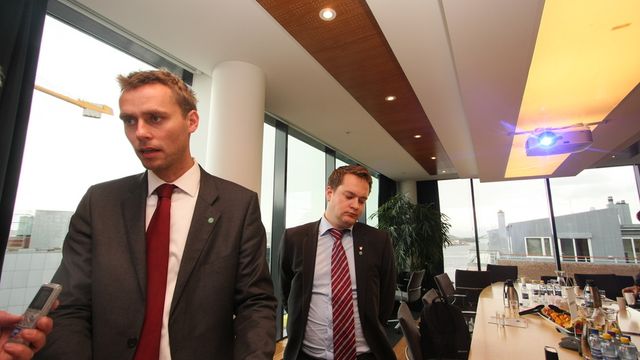 Borten Moe om rolleblandingen: <br/>
– Vi bestemmer