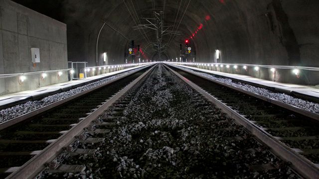 Snart kjører toget her