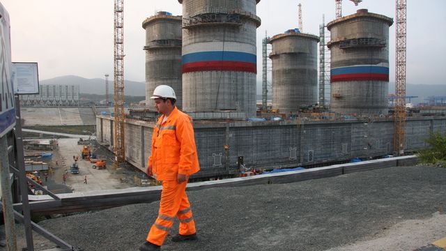 Her bygges Russlands største betongplattform