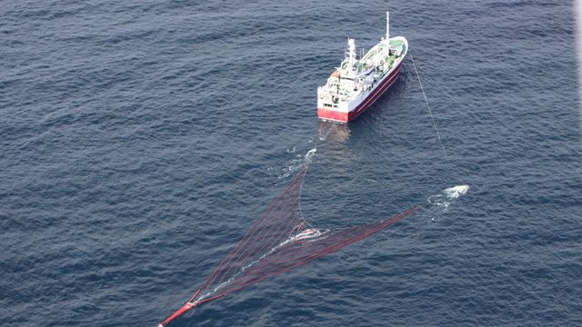 Tråler inn oljeutslippene