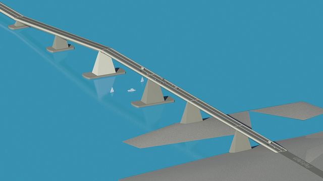 Denne broen kan bevege seg 600 meter