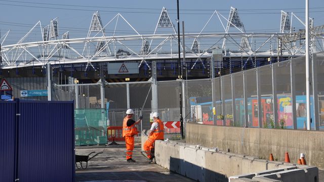 BILDESERIE: Olympisk byggeplass i London