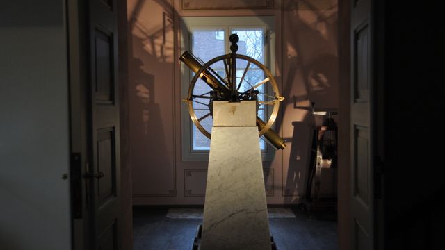 Fant hemmelig rom i Observatoriet