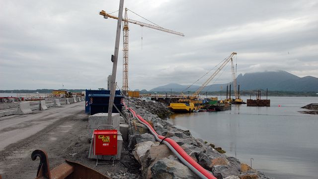 Silika-virvar på Ormen Lange