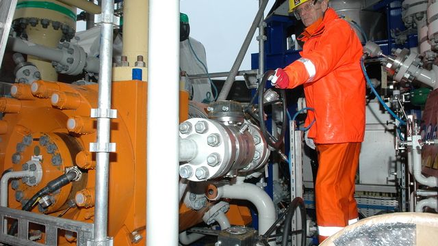 Rekordpress tømmer gassreservoar