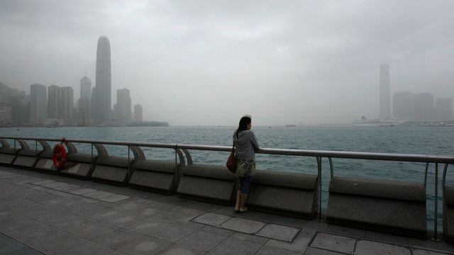 Ekstrem luftforurensing i Hongkong