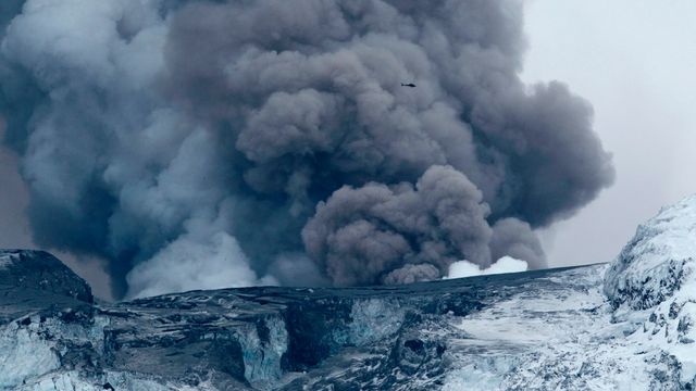 Enorme klimautslipp fra vulkanen