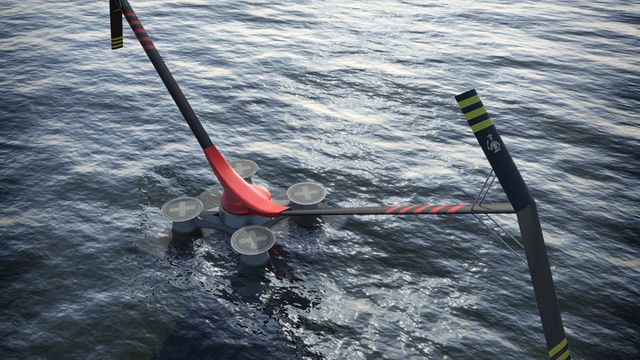 Boomerangturbin skal gjøre havvind billigere