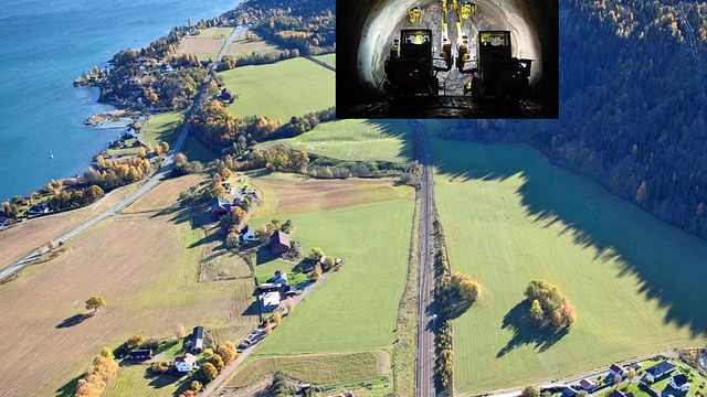 Skanska bygger "lyntog-tunnel"