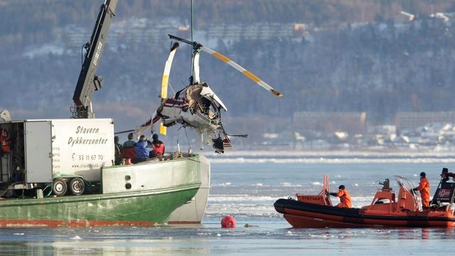 Helikopter mistet kontrollen i tett tåke