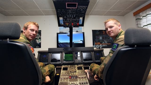 Bygde egen NH90-simulator