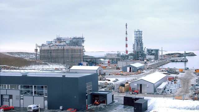 LNG-produksjonen i gang