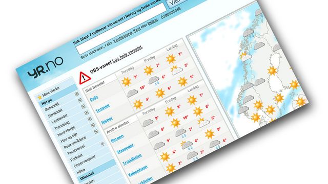 IT-pris for værmelding