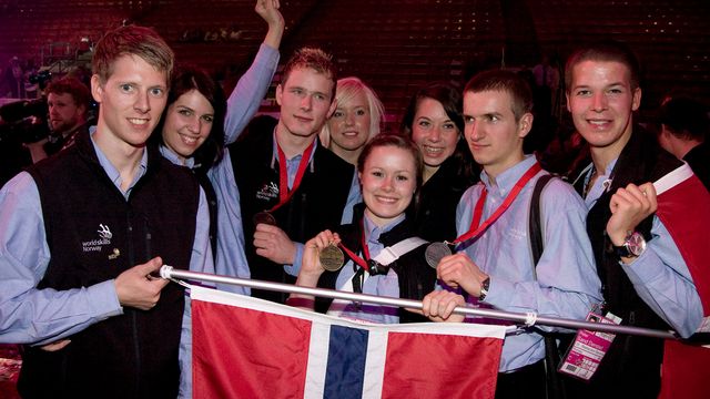 Åtte medaljer til Norge i Yrkes-VM