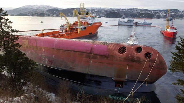 Må punge ut etter Rocknes-havariet